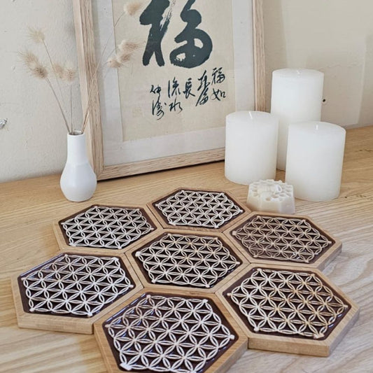 Lot de 7 x sous-bocks