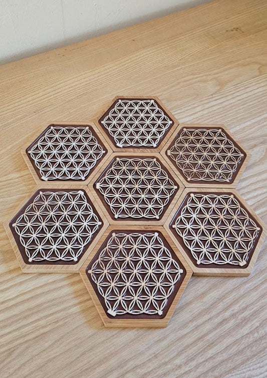 Lot de 7 x sous-bocks